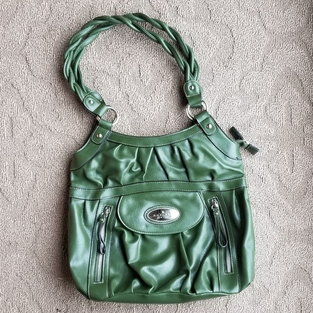 Olive green Rosetti shoulder bag purse